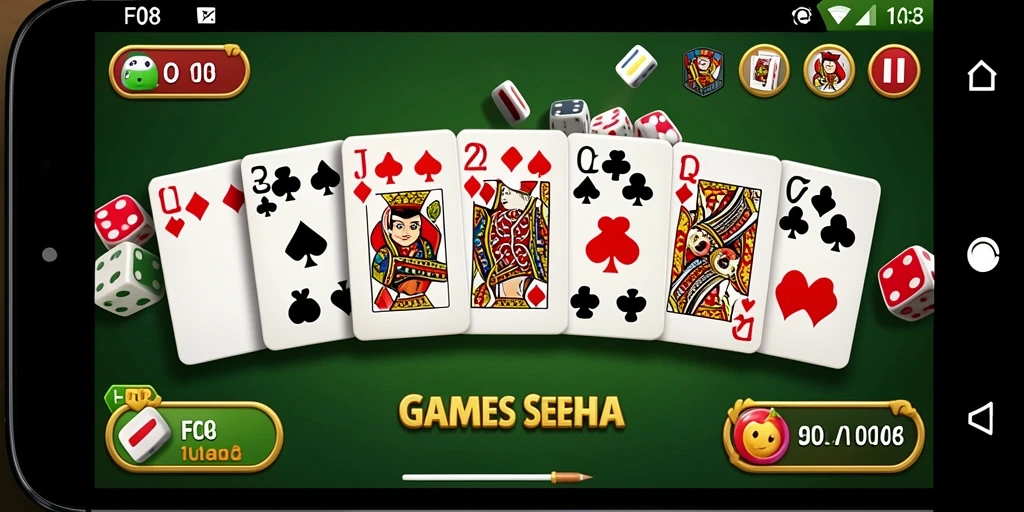 Tampilan gameplay F08 dengan seru dan menegangkan dalam permainan domino.