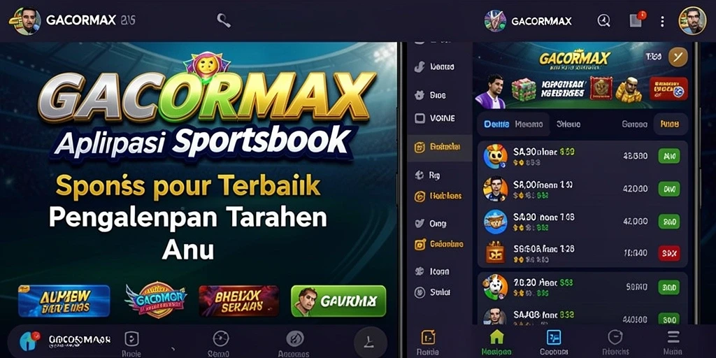 Tampilan gameplay GACORMAX dengan taruhan olahraga yang menarik.